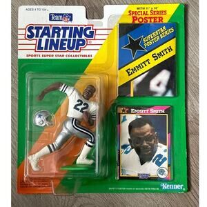 Starting Lineup Emmitt Smith 1992 with special series‎ poster